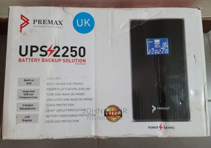 Uninterruptible Power Supply Premax 2250va