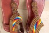 Quality Kenya beaded sandals & slippers