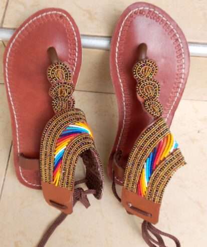 Quality Kenya beaded sandals & slippers