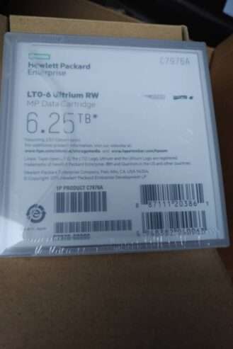 Hewlett Packard Enterprises 6.25TB LTO-6 Ultrium RW Data Cartridge (20-Pack)