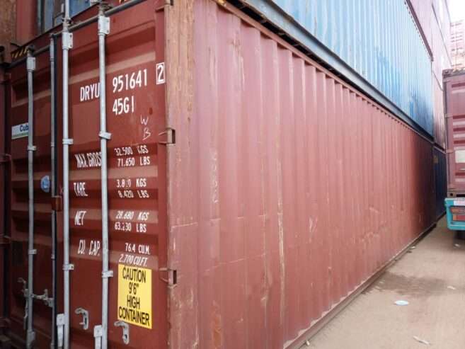 20FT AND 40FT CONTAINERS FOR SALE