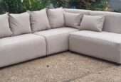 Sectional sofa.