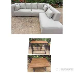 Sofa and tables combo