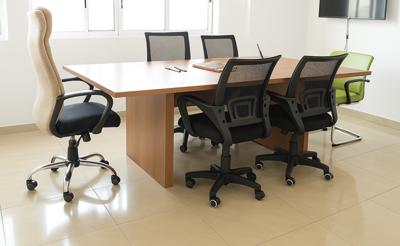 6-seater conference table
