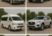 Car for rent with driver and fuel