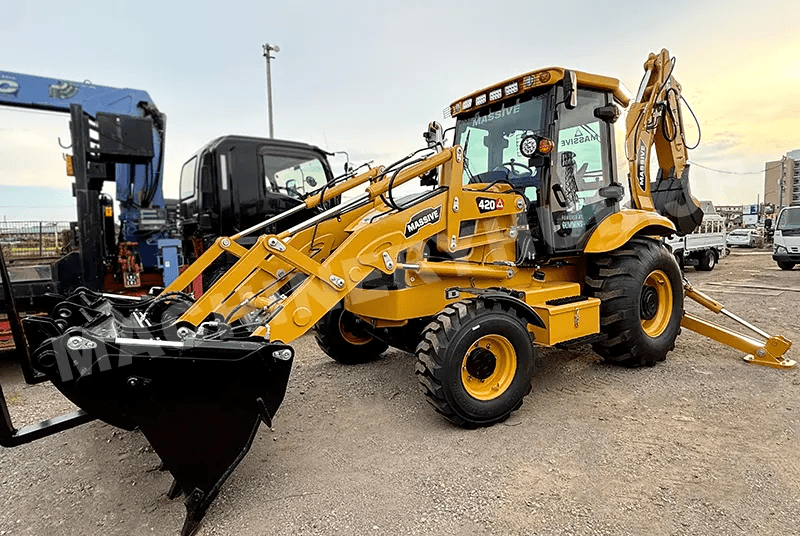 Massive 420 Backhoe Loaders for Sale in Ghana