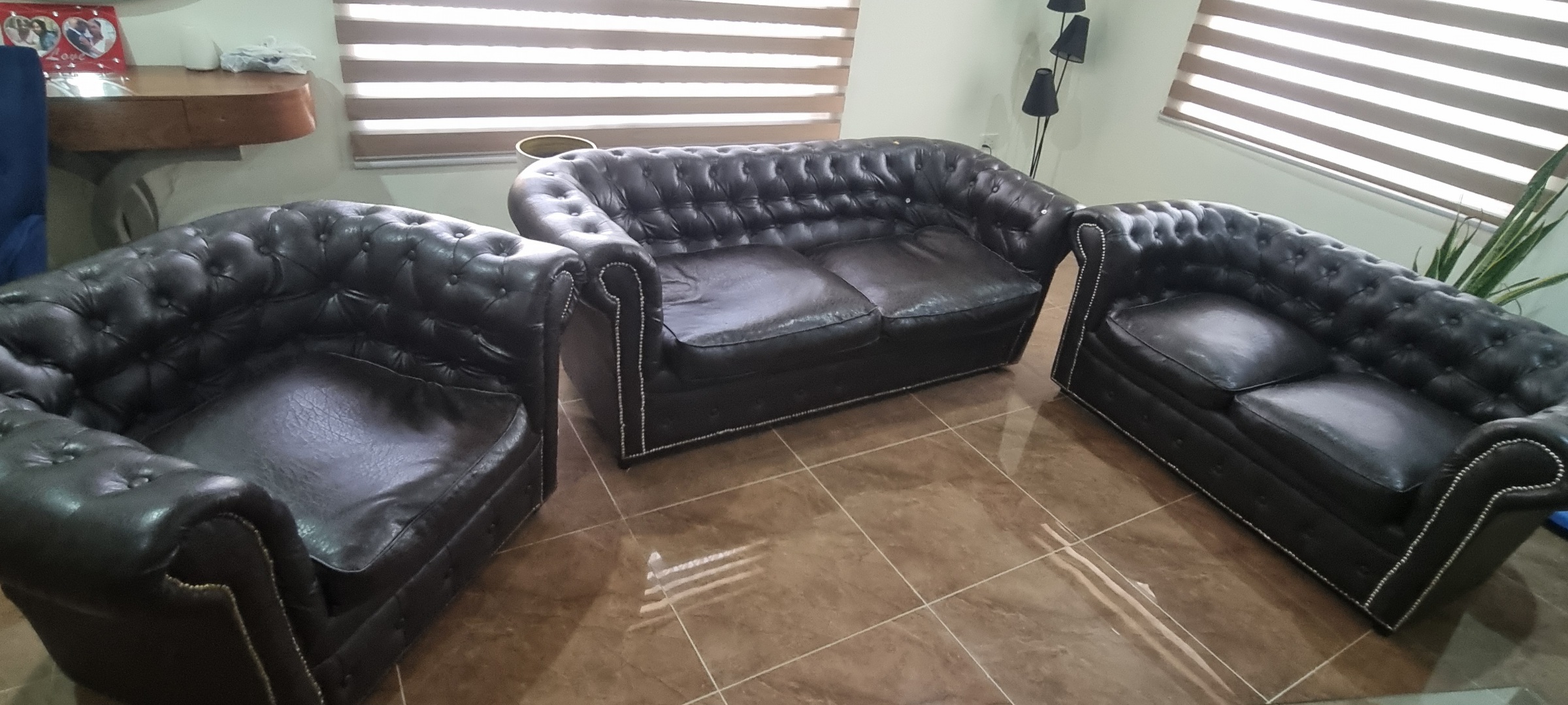 Sofa set slightly used good condition
