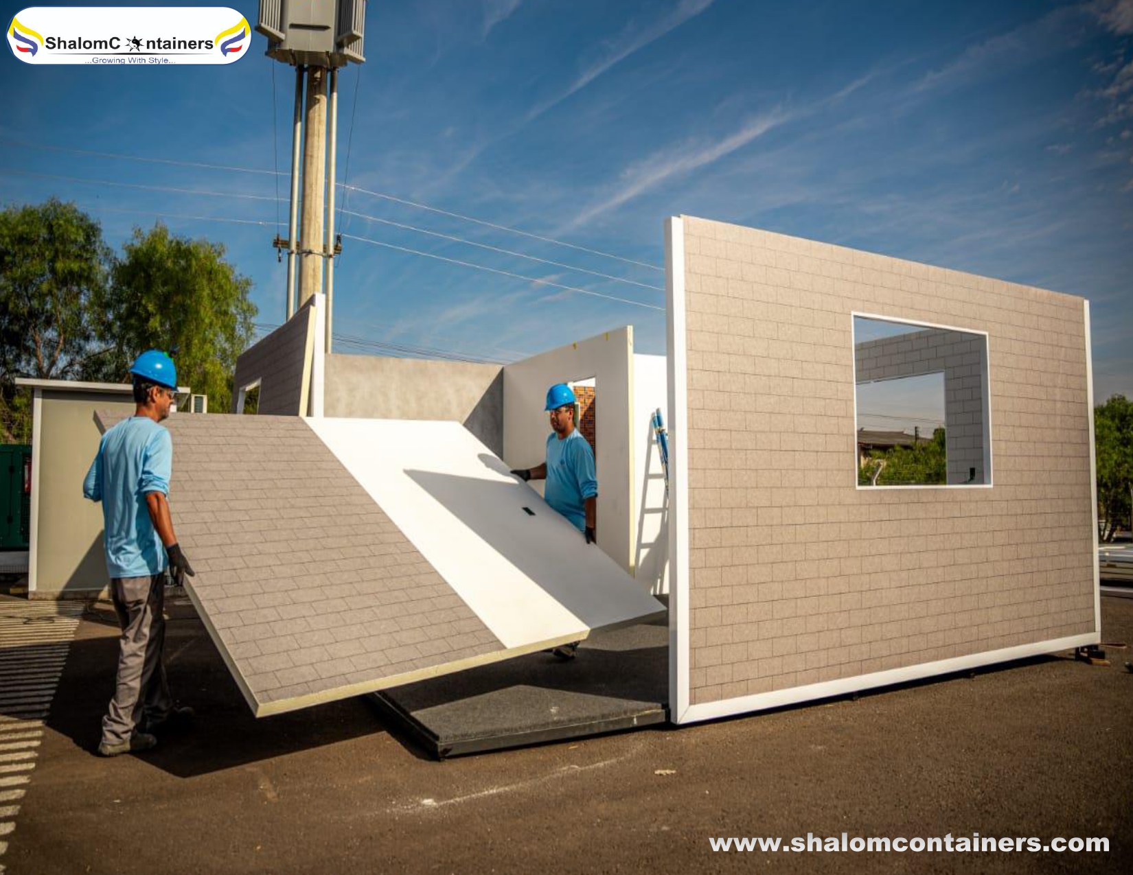 Shalom containers Fiber Panels and Laminates for construction