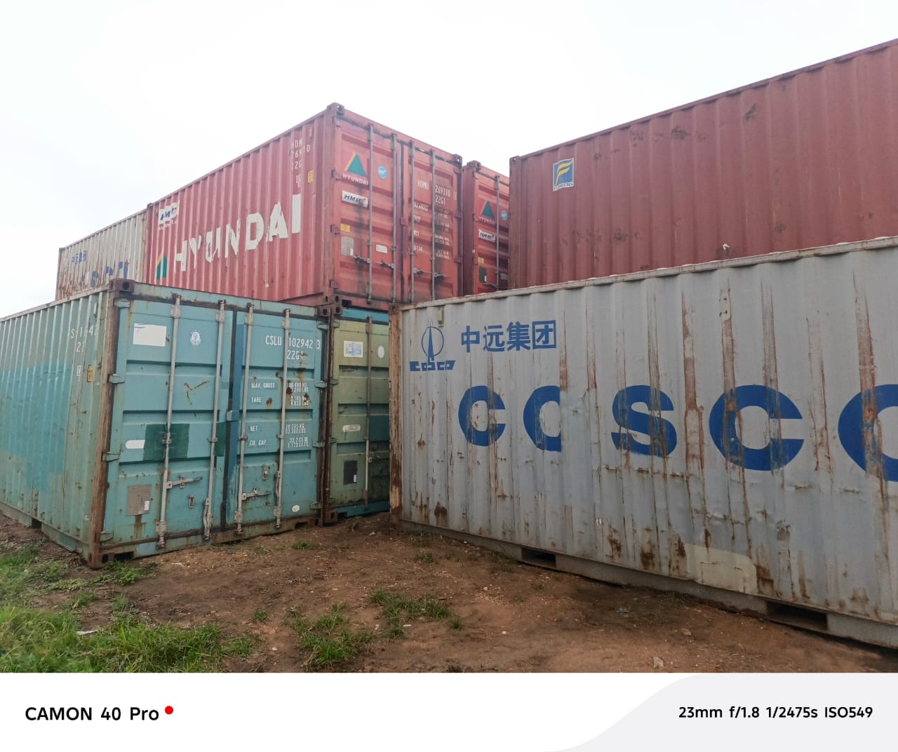 Reduce to clear 20ft empty dry Containers available for sales.