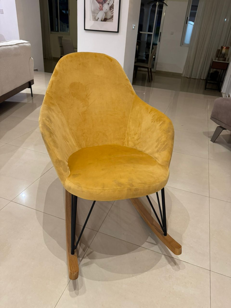 Yellow Club Chair
