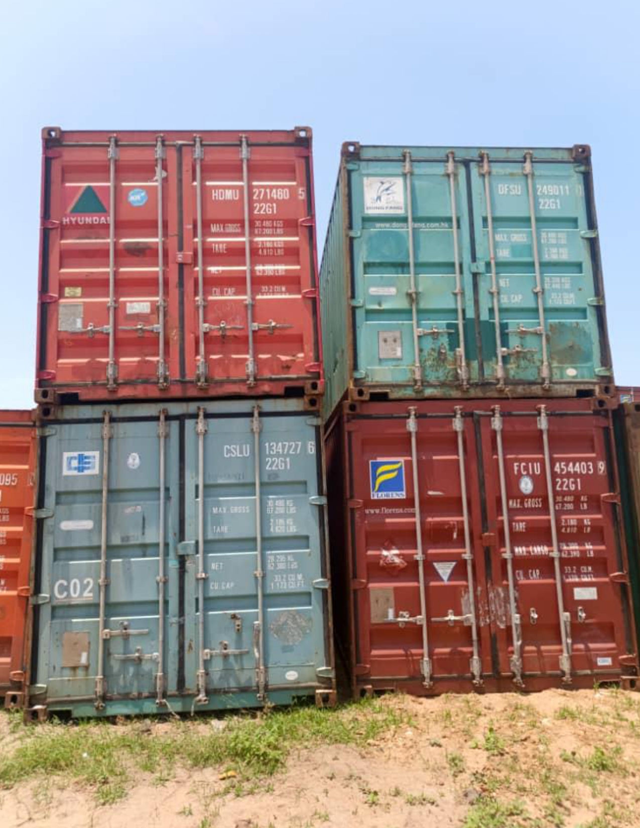 Reduce to Clear: 20ft Empty Dry Containers Available for Sale